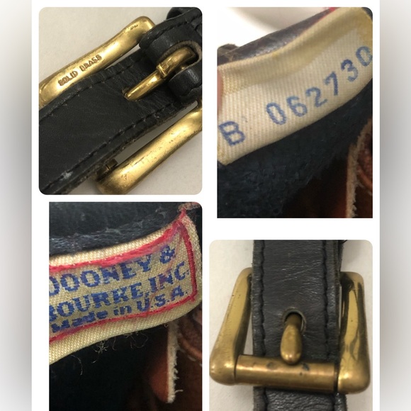 VTG DOONEY & BOURKE All Weather Leather Crossbody Bag - Picture 15 of 16